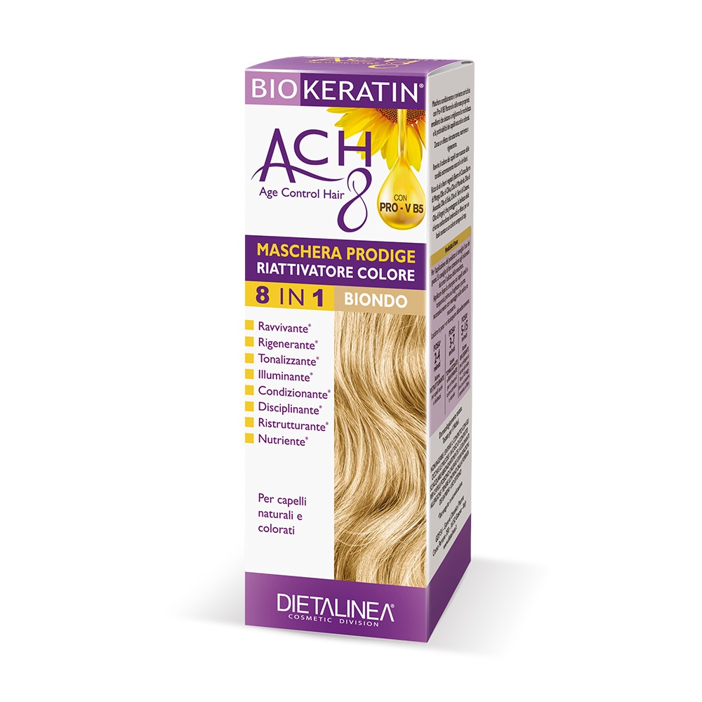 Biokeratin ACH 8 Maschera Prodige Riattivatore Colore Biondo Per Capelli 150ml