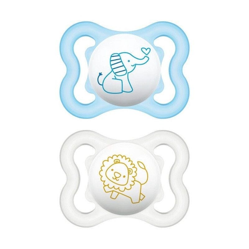 Chupete Mam Air 2-6 meses de silicona con doble tetina