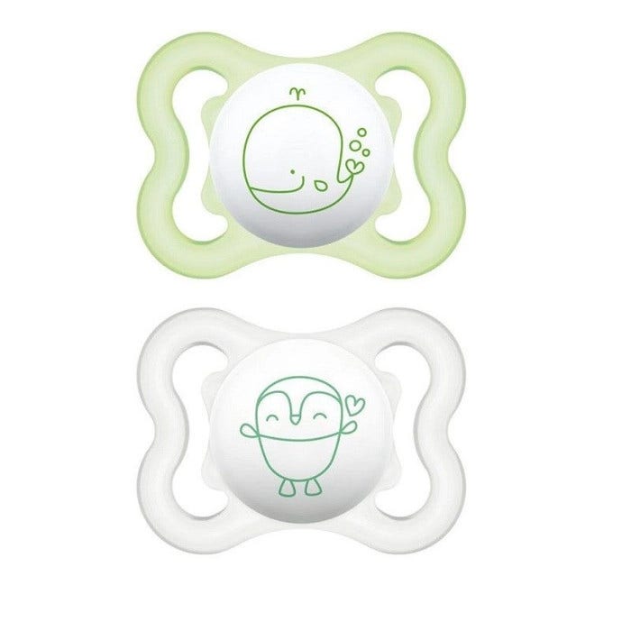 Mam Air Chupete 2-6 Meses Silicona Doble Neutro