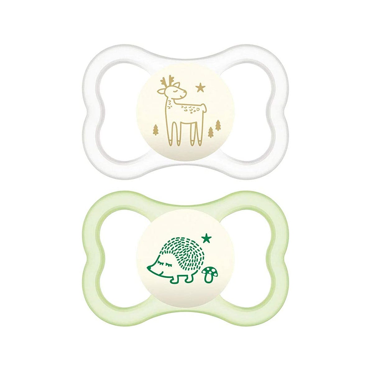 Mam Air Night Succhietto Silicone 16M+ 2 Pezzi