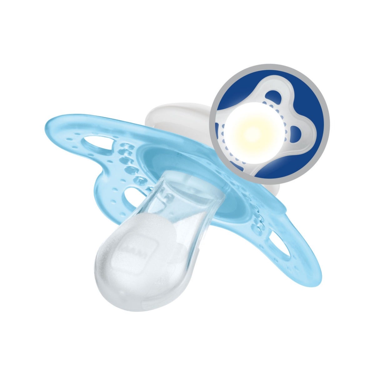 Mam Original Night Succhietto Silicone 2-6 Mesi Femmina 2 Pezzi