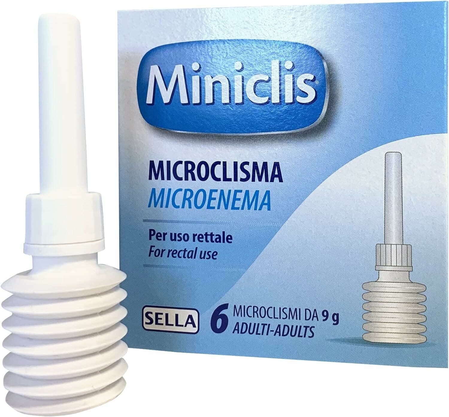 Miniclis Adultos 6 microenemas de 9 g