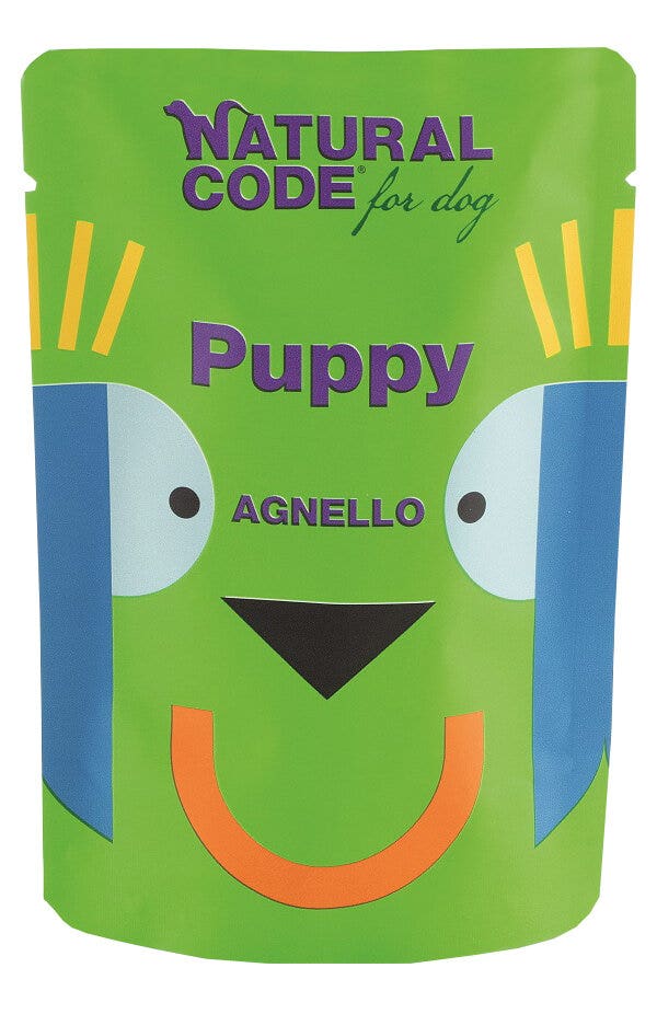 Natural Code Puppy Cordero para cachorros, sobre de 100 g