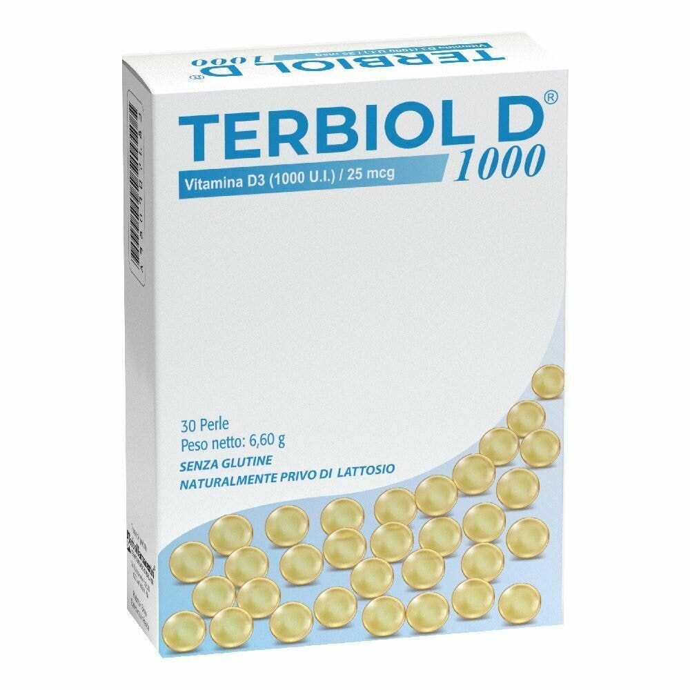 Terbiol D1000 Vitamina D3 30 Perle