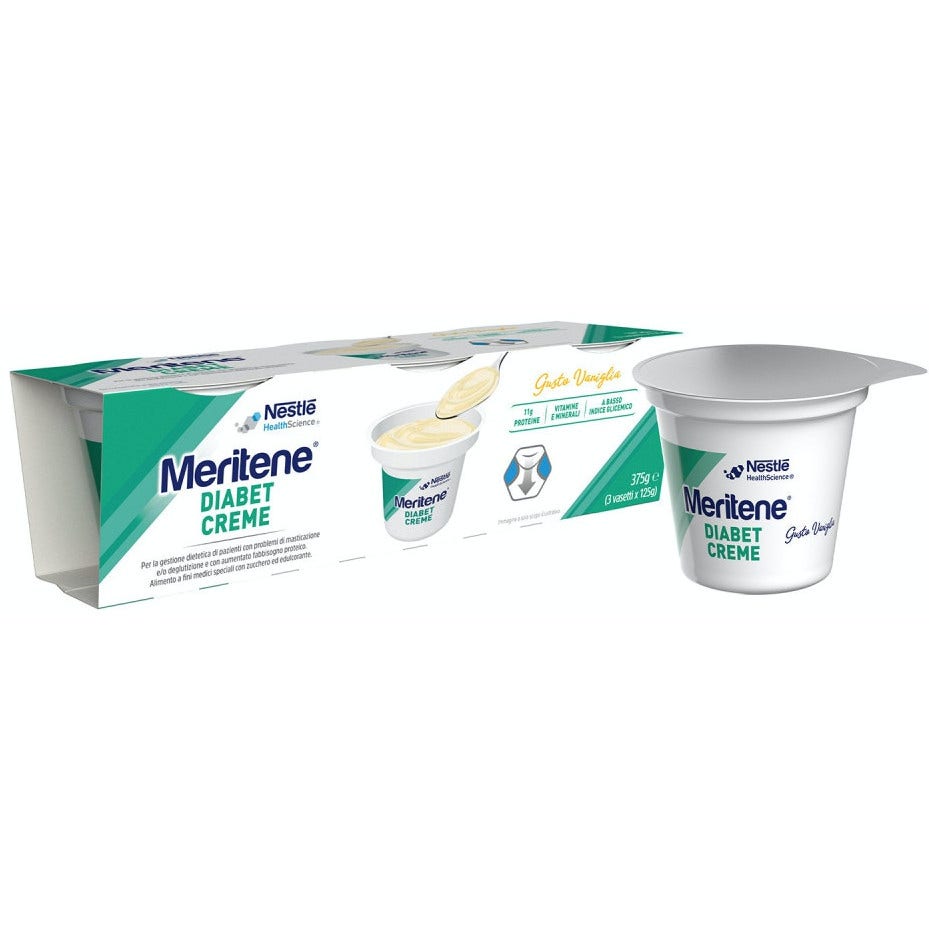 Meritene Diabet Crema Vaniglia 3x125g
