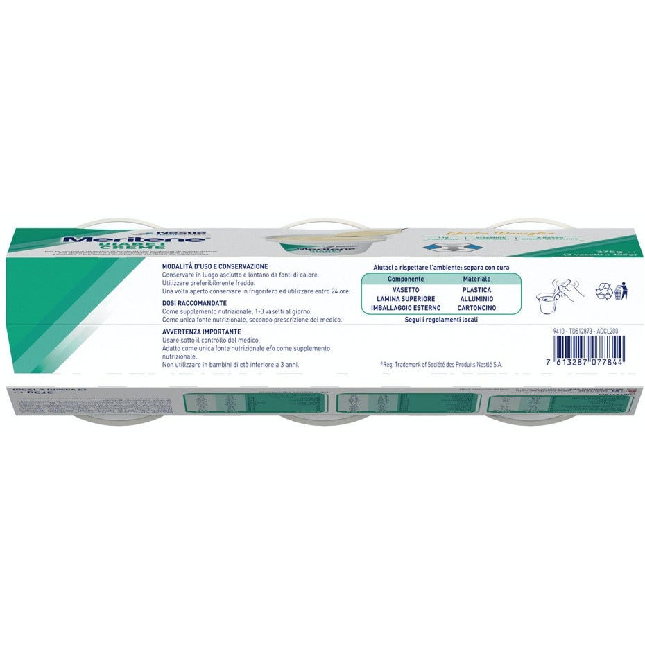 Meritene Diabet Crema Vaniglia 3x125g
