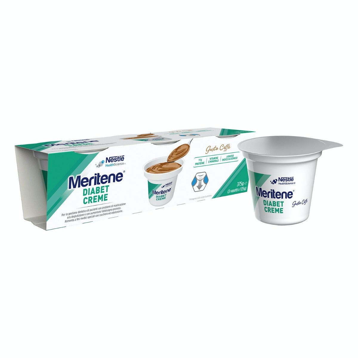 Meritene Diabet Creme Caffe' 3x125g