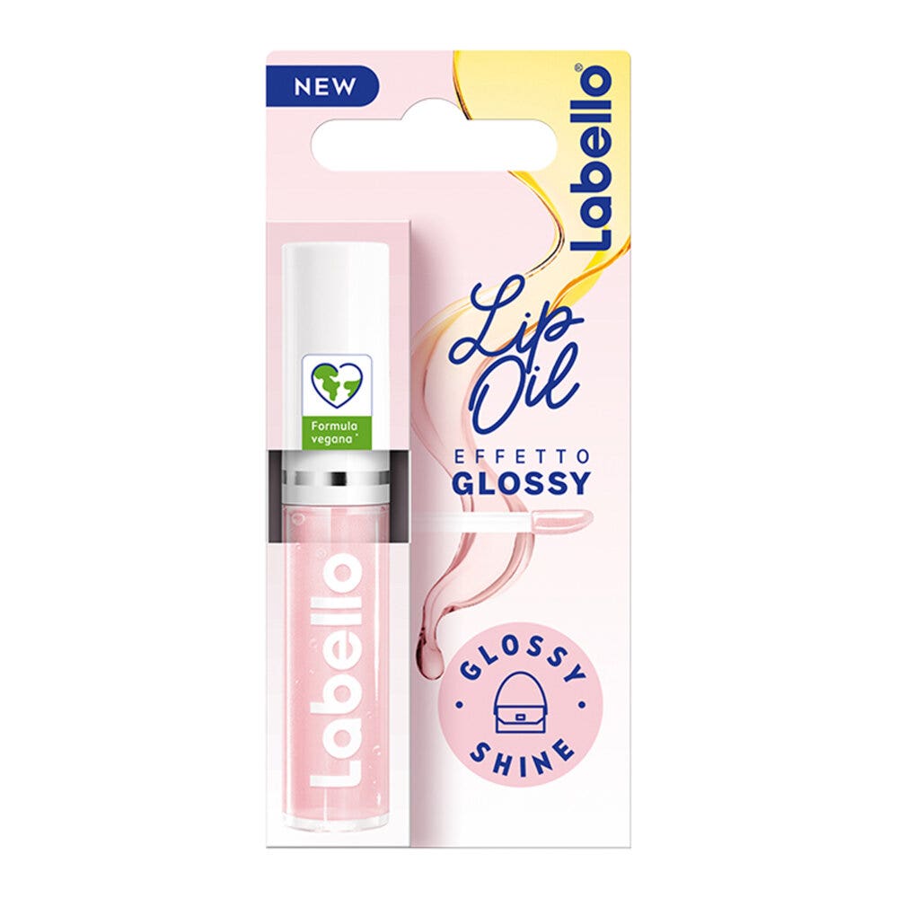 Labello Aceite Labial Efecto Brillo, Brillo de Labios Coloreado, Voluminizador e Hidratante 5,5 ml – Glossy Shine