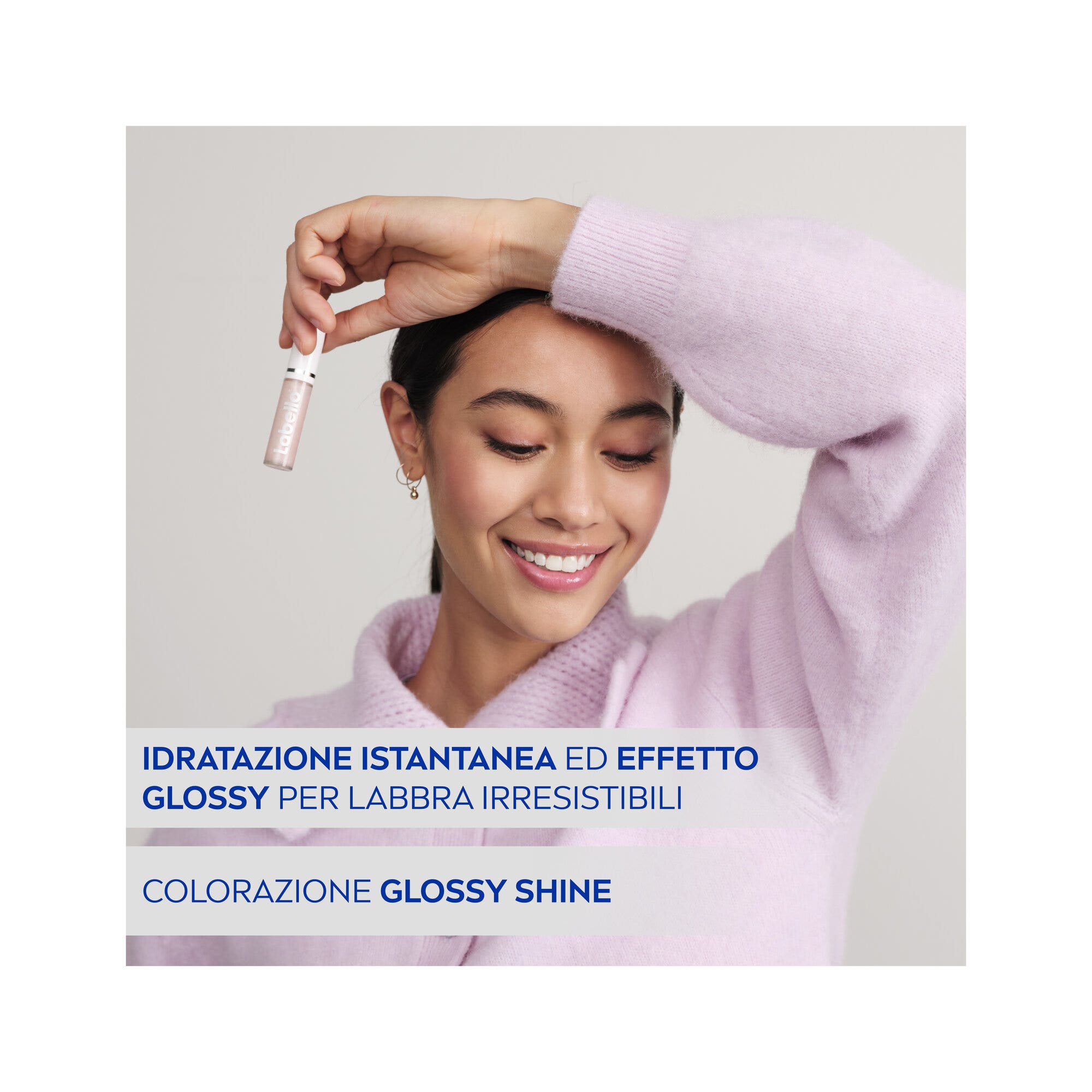 Labello Aceite Labial Efecto Brillo, Brillo de Labios Coloreado, Voluminizador e Hidratante 5,5 ml – Glossy Shine