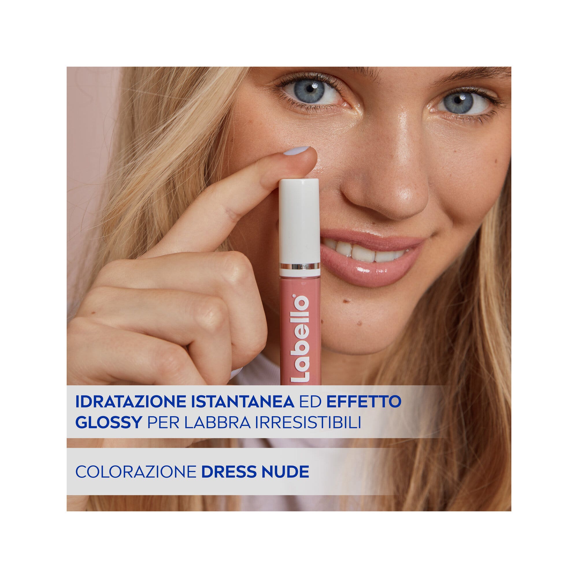 Labello Lip Oil Effetto Glossy Lucidalabbra Colorato Volumizzante E Idratante 5,5ml – Dress Nude