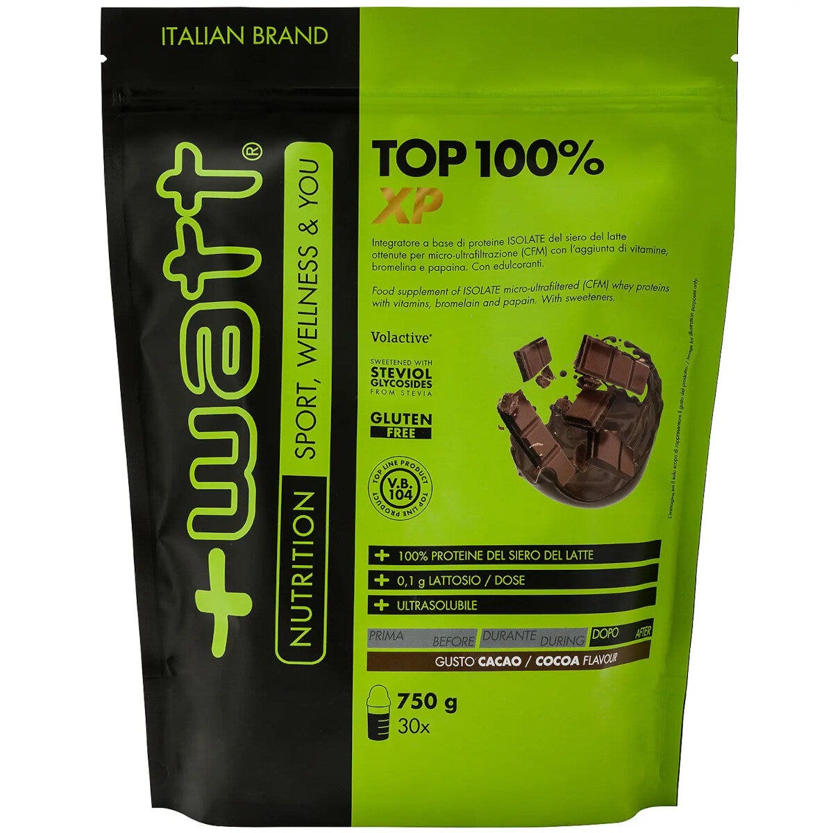 +Watt Top 100% XP Doypack Gusto Cacao 750g