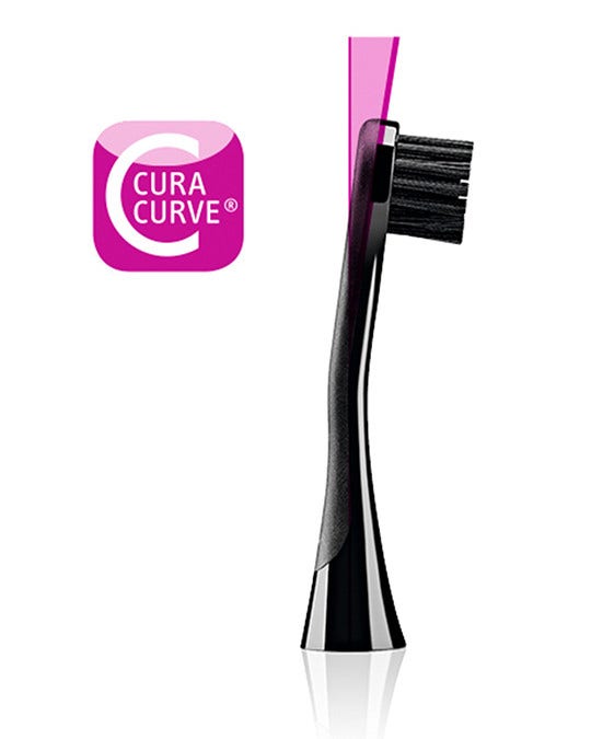 Curaprox Hydrosonic Black Is White Testine Di Ricambio Biw Carbon