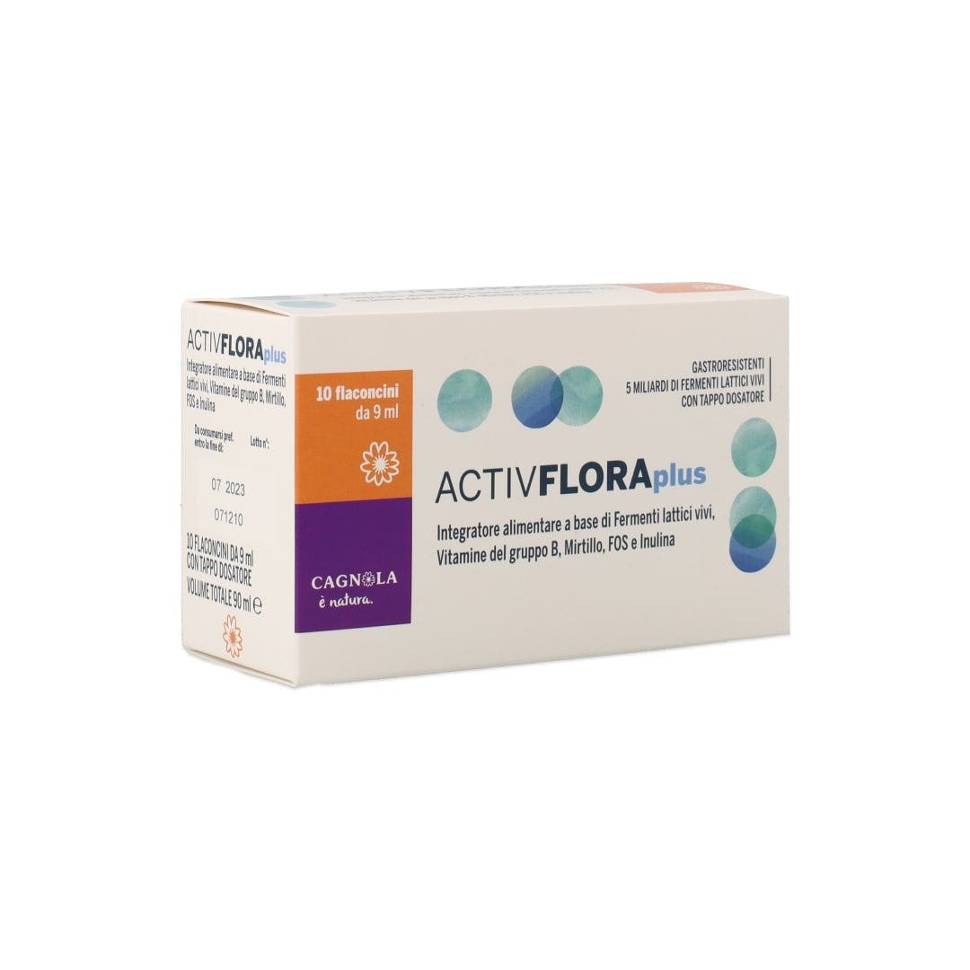 Activ Flora Plus 10 Flaconcini Da 9ml