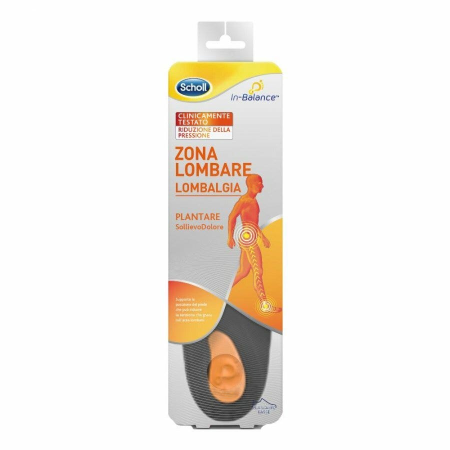 Dr. Scholl Zona lumbar, dolor lumbar y plantar, alivio del dolor, talla S