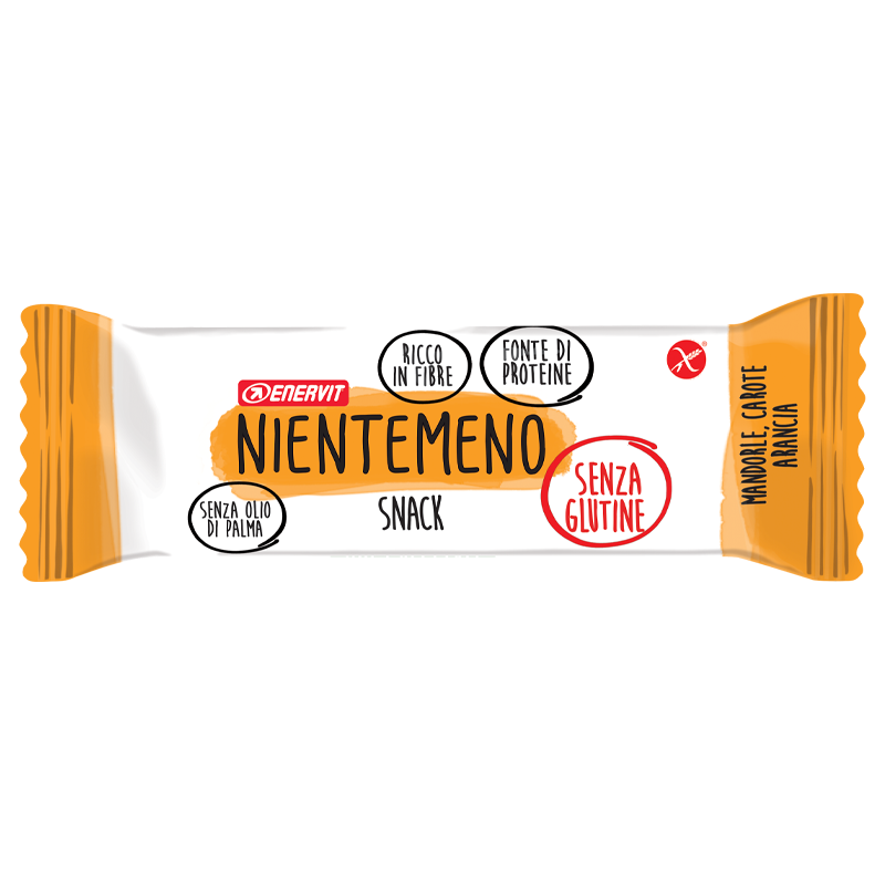 Enervit Nientemeno Barretta Arancia Mandorla e Carota 3x21g