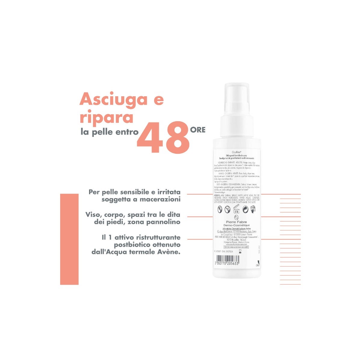 Avène Cicalfate+ Spray Absorbente Reestructurante 100 ml
