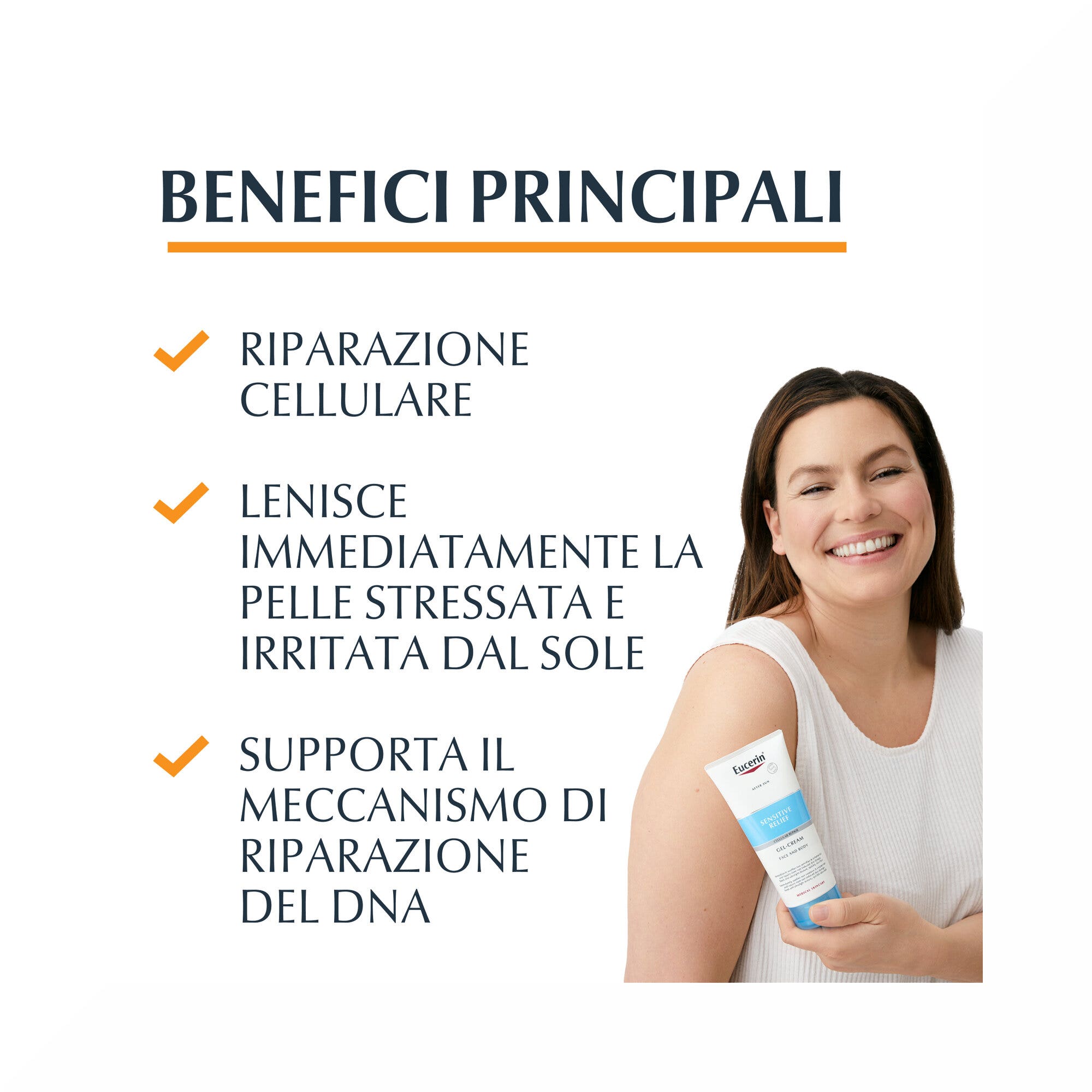 Eucerin After Sun Sensitive Relief Crema-Gel 200 ml