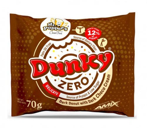 Dunky Zero Dark Donut Con Crema Al Cioccolato 70g