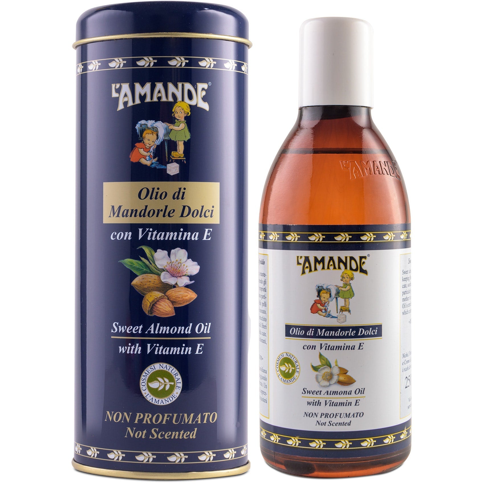 L'Amande Marseille Boite Olio Mandorle Non Profumato 250ml