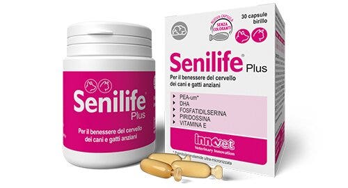 Senilife Plus Perros/Gatos Mayores 60 Cápsulas