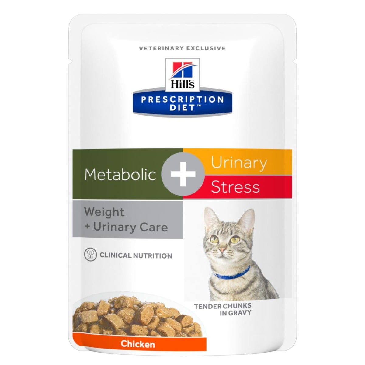 Hill's Prescription Diet c/d Multicare Stress + Metabolic Bocconcini Pollo Gatti Bustina 85g
