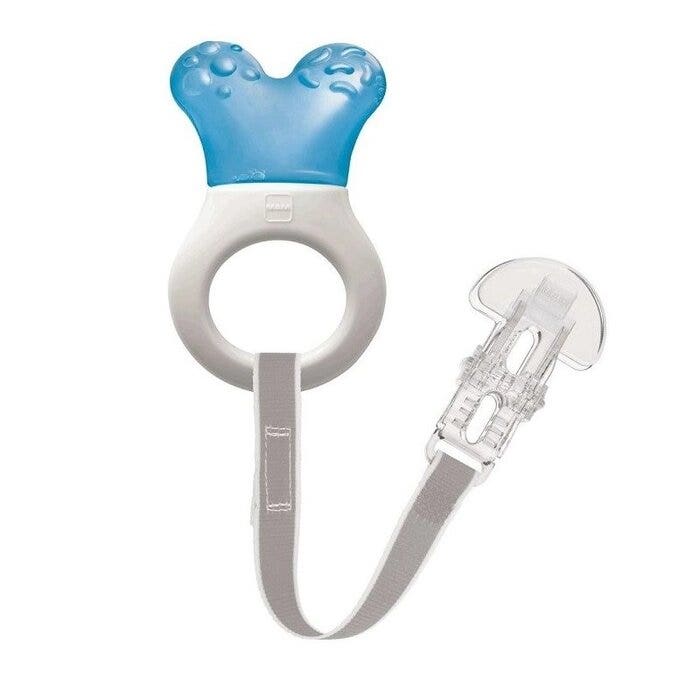 Mam Mini Cooler & Clip dentaruolo colore azzurro 2mesi+ 1 pezzo