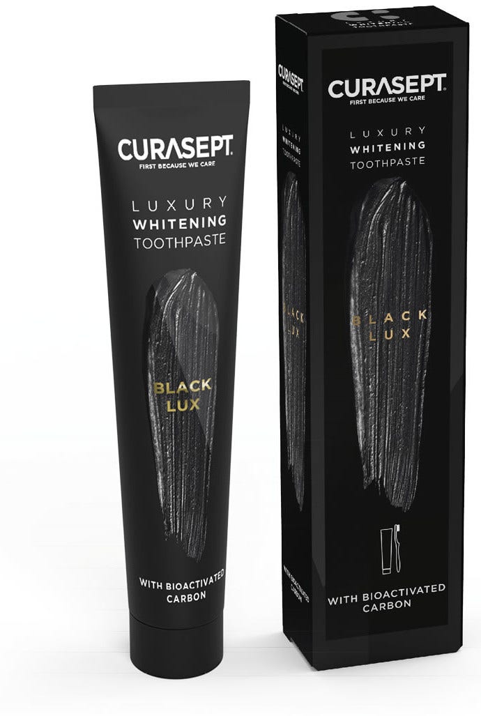 Curasept Black Luxury Whitening, pasta de dientes, 75 ml