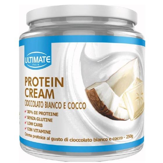 Ultimate Protein Cream Crema Spalmabile Cioccolato Bianco E Cocco 250g
