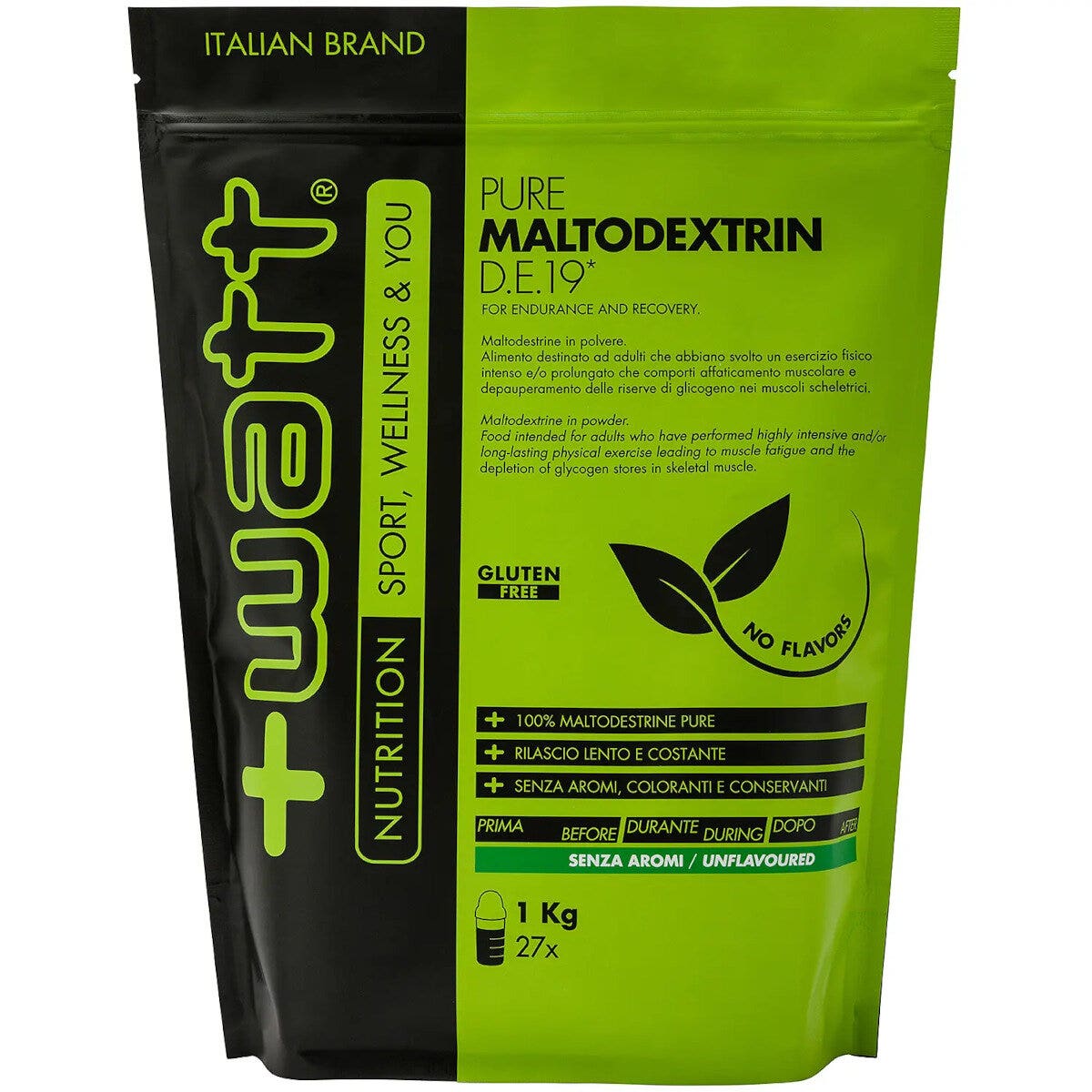 '+Watt Pure Maltodextrin D.E. 19 Doypack 1 kg