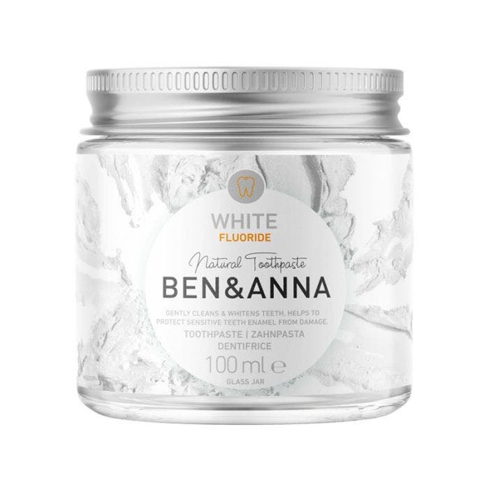 Ben & Anna Pasta dentífrica White con flúor 100 ml