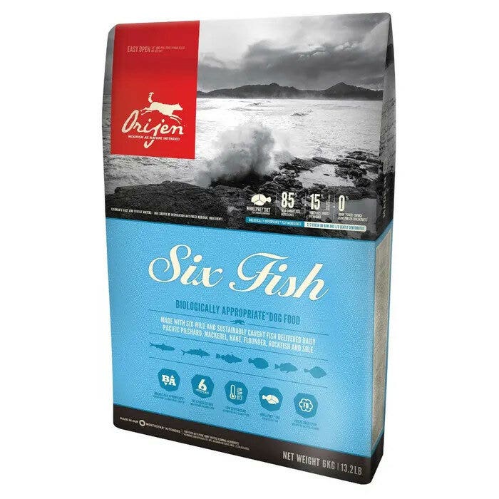 Orijen Six Fish Crocchette Di Pesce Per Cani Sacco 6kg