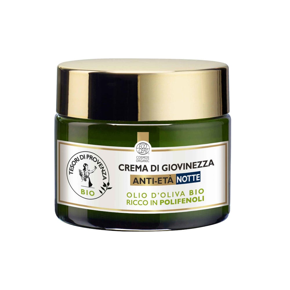 Tesori Di Provenza Crema di Giovinezza Viso Anti-Età Notte 50ml