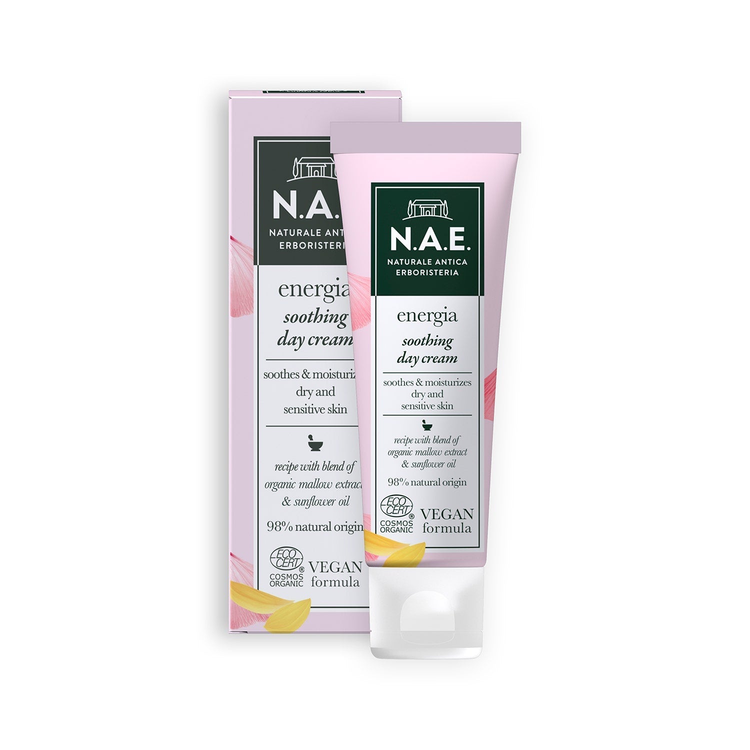 N.A.E. Crema Giorno Lenitiva Energia Formula Vegana 50ml