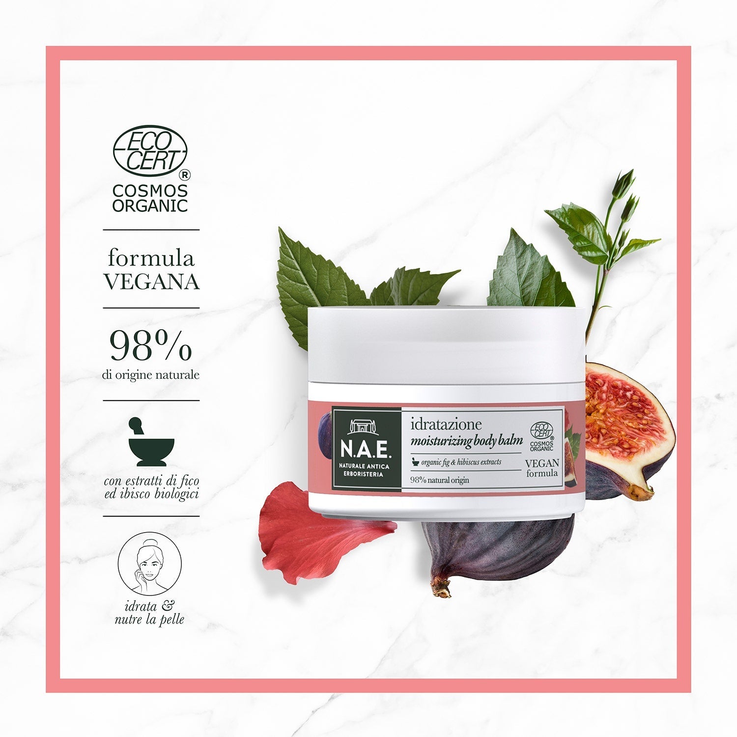 N.A.E. Balsamo Corpo Idratazione Formula Vegana 200ml