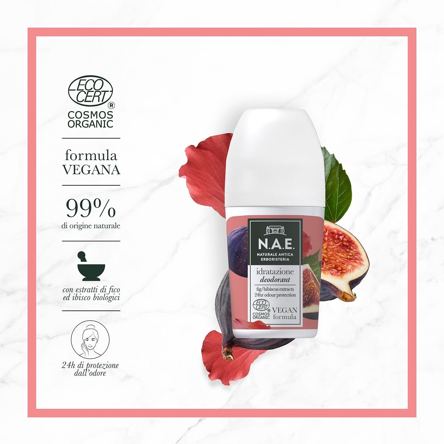 N.A.E. Deodorante Idratazione Formula Vegana 50ml