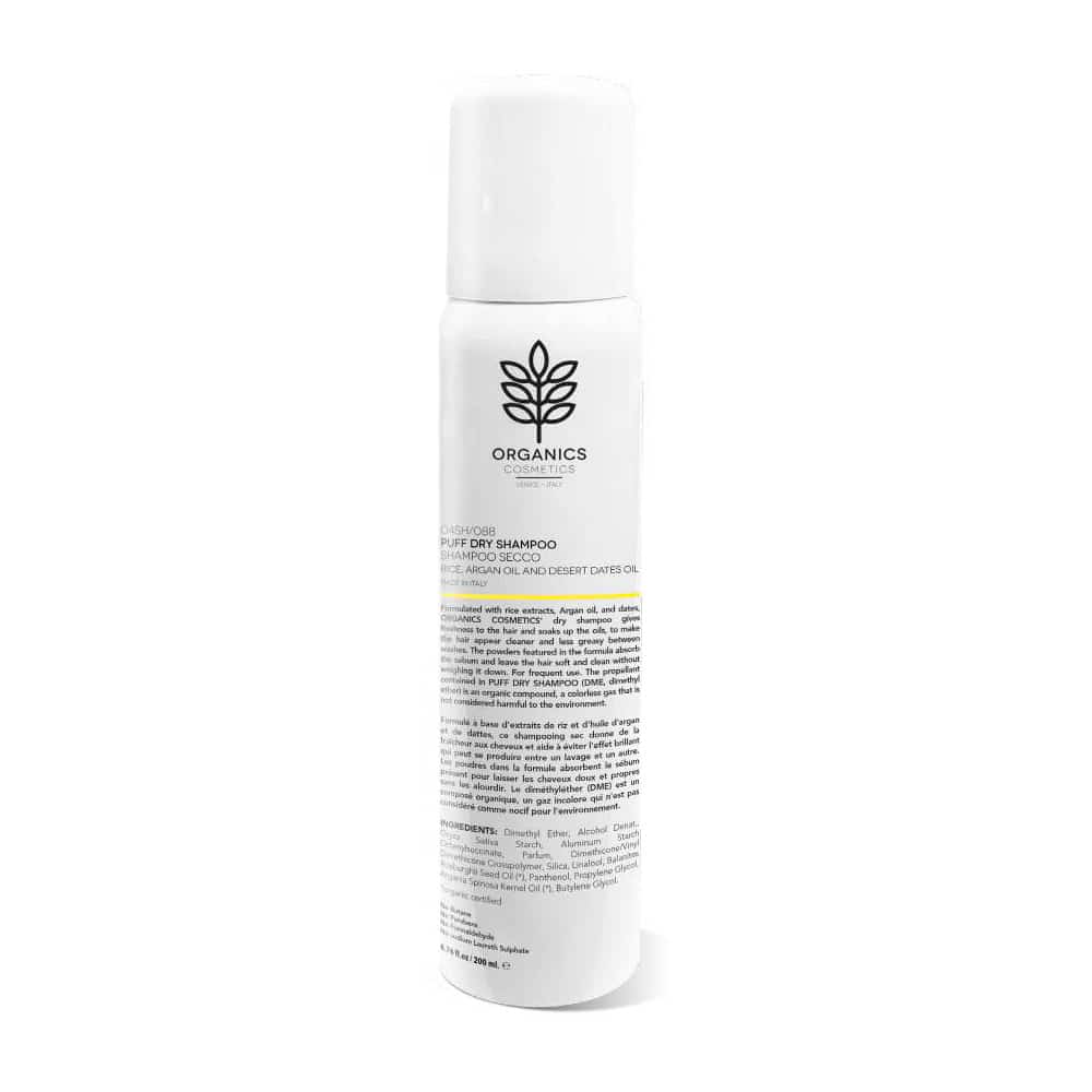 Organics Cosmetics Puff Dry Shampoo Secco 200ml