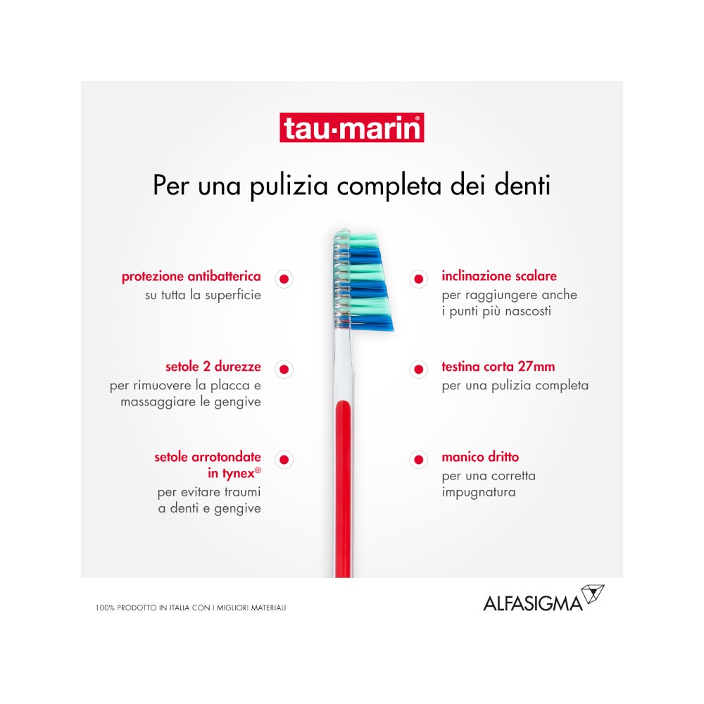 Taumarin Spazzolino Professional Molto Morbido 27 Con Antibatterico