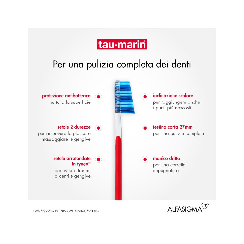 Taumarin Cepillo de dientes Professional suave 27 con antibacteriano