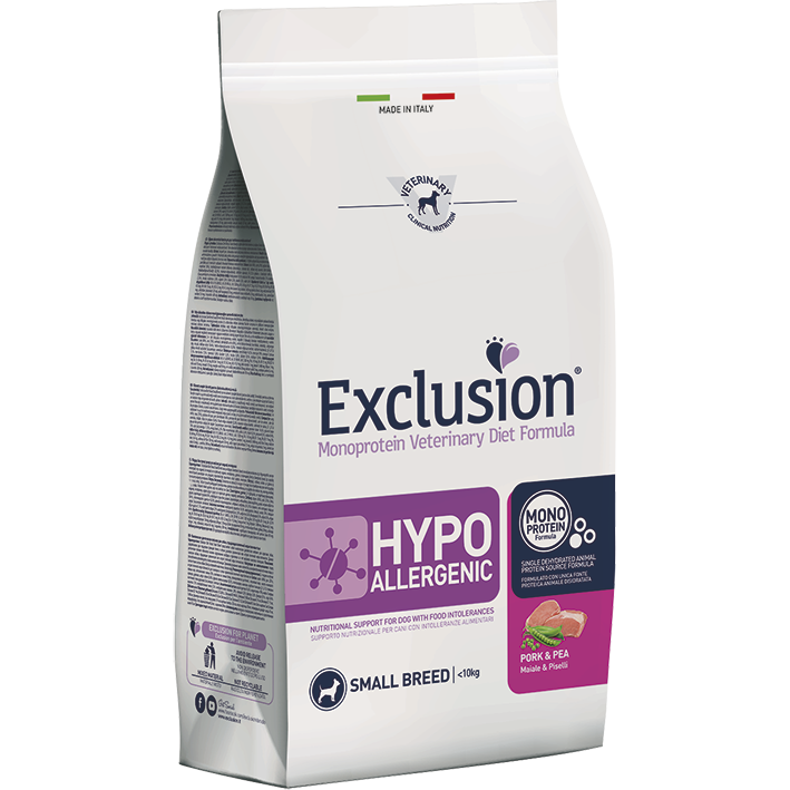 Exclusión Monoproteína Dieta Veterinaria Fórmula Hipoalergénico Croquetas Cerdo / Guisantes Para Perros Pequeños Bolsa 800g-2