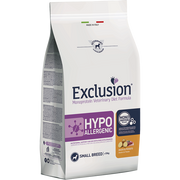 Exclusion Monoprotein Veterinary Diet Formula hipoalergénica, croquetas de pato y patata para perros de tamaño pequeño, saco de 2 kg