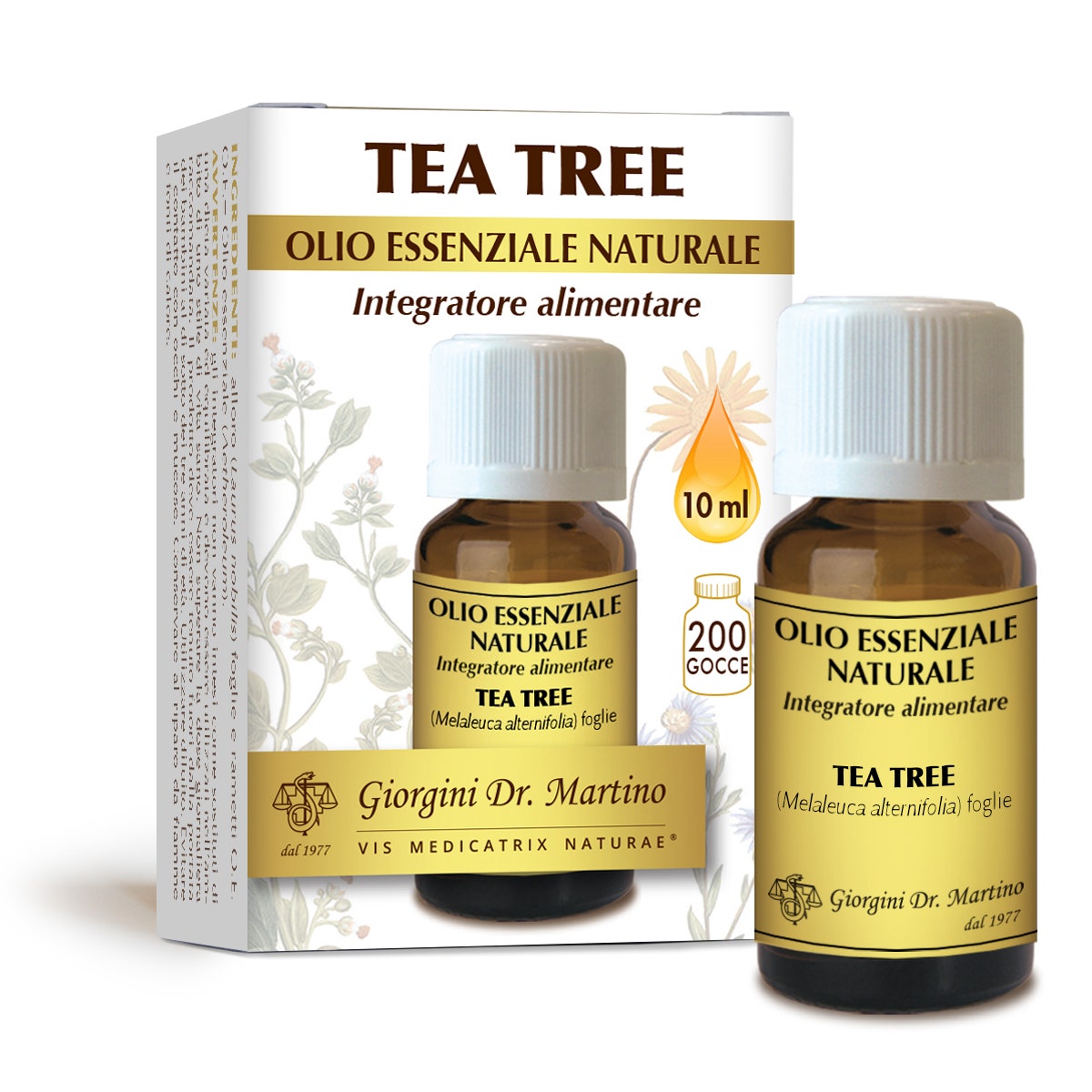 Dr. Giorgini Aceite esencial natural de árbol de té 10 ml