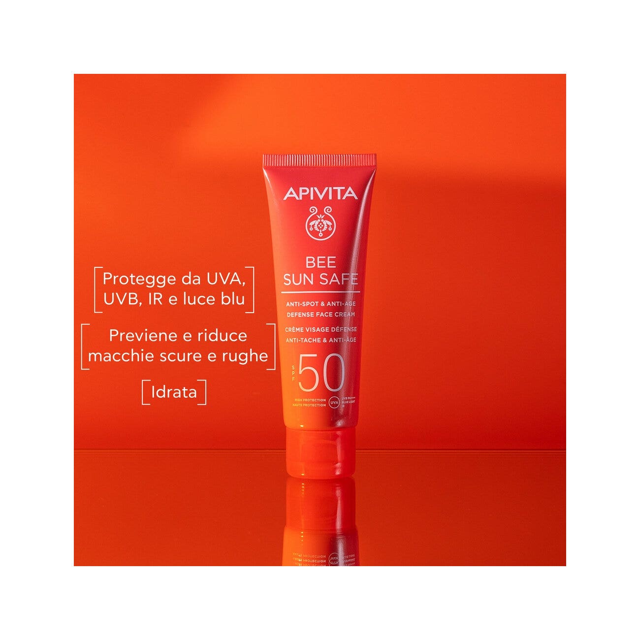 Apivita Bee Sun Safe Crema Viso SPF50 Anti-Macchia&Anti-Age 50ml