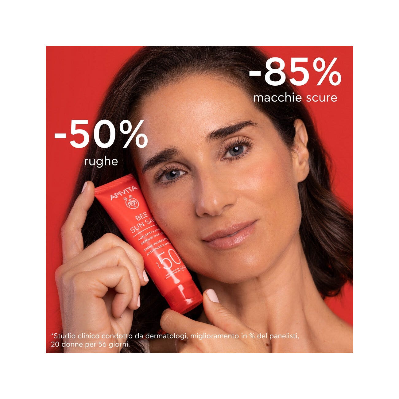 Apivita Bee Sun Safe Crema Viso SPF50 Anti-Macchia&Anti-Age 50ml