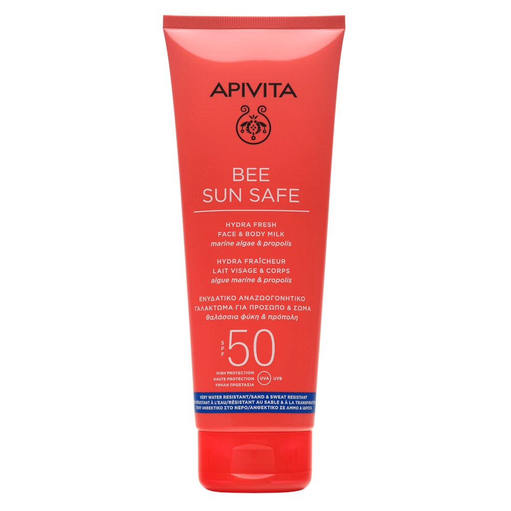 Apivita Bee Sun Safe Hydra Fresh Leche Solar SPF50 Rostro y Cuerpo 200 ml