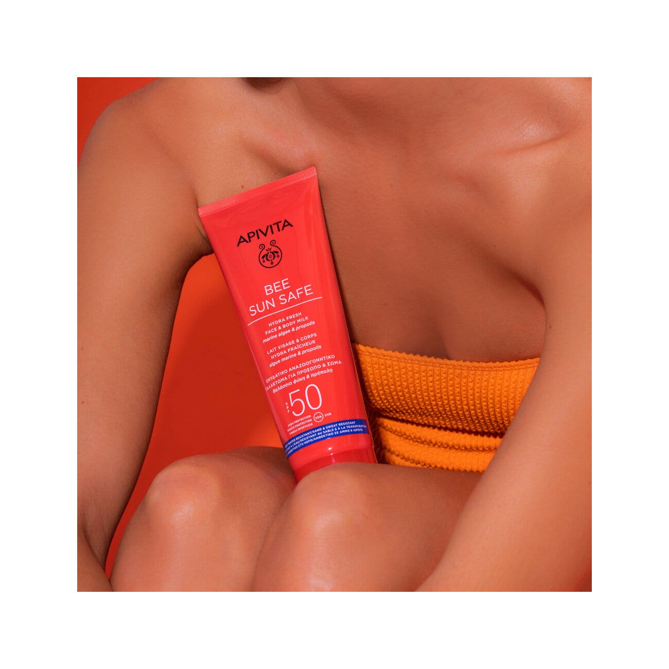 Apivita Bee Sun Safe Hydra Fresh Leche Solar SPF50 Rostro y Cuerpo 200 ml