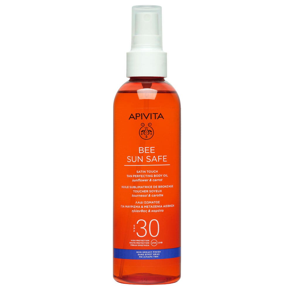 Apivita Bee Sun Safe Aceite corporal bronceador SPF30 200 ml