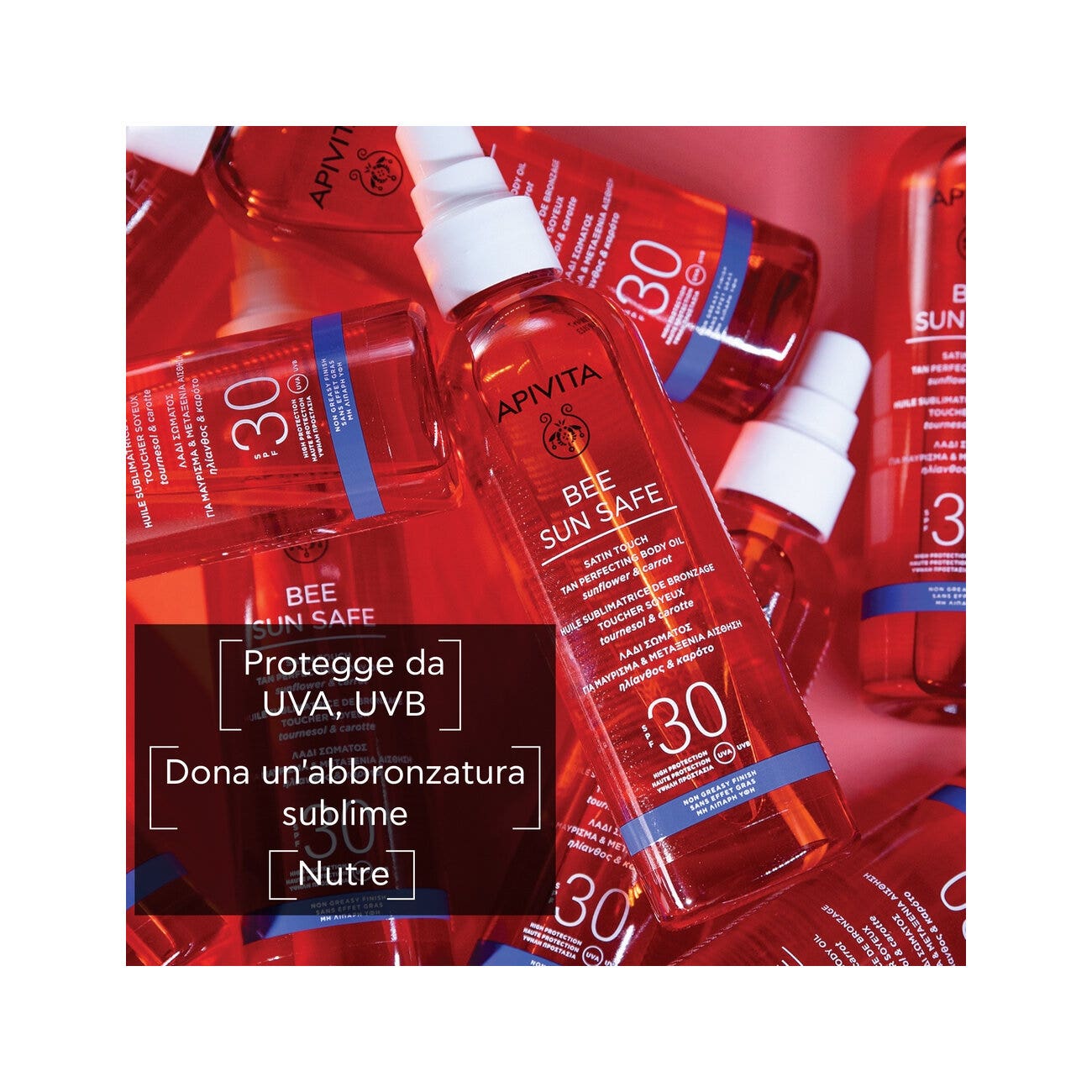 Apivita Bee Sun Safe Aceite corporal bronceador SPF30 200 ml