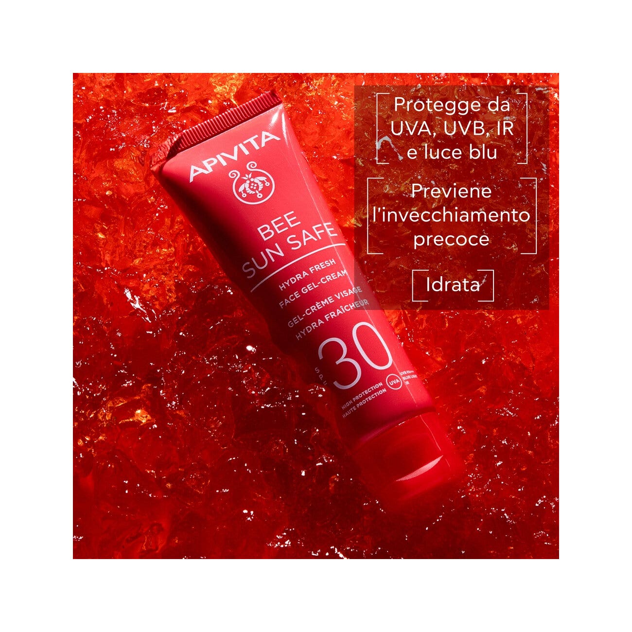 Apivita Bee Sun Safe Hydra Fresh Crema Gel Viso SPF30 50ml