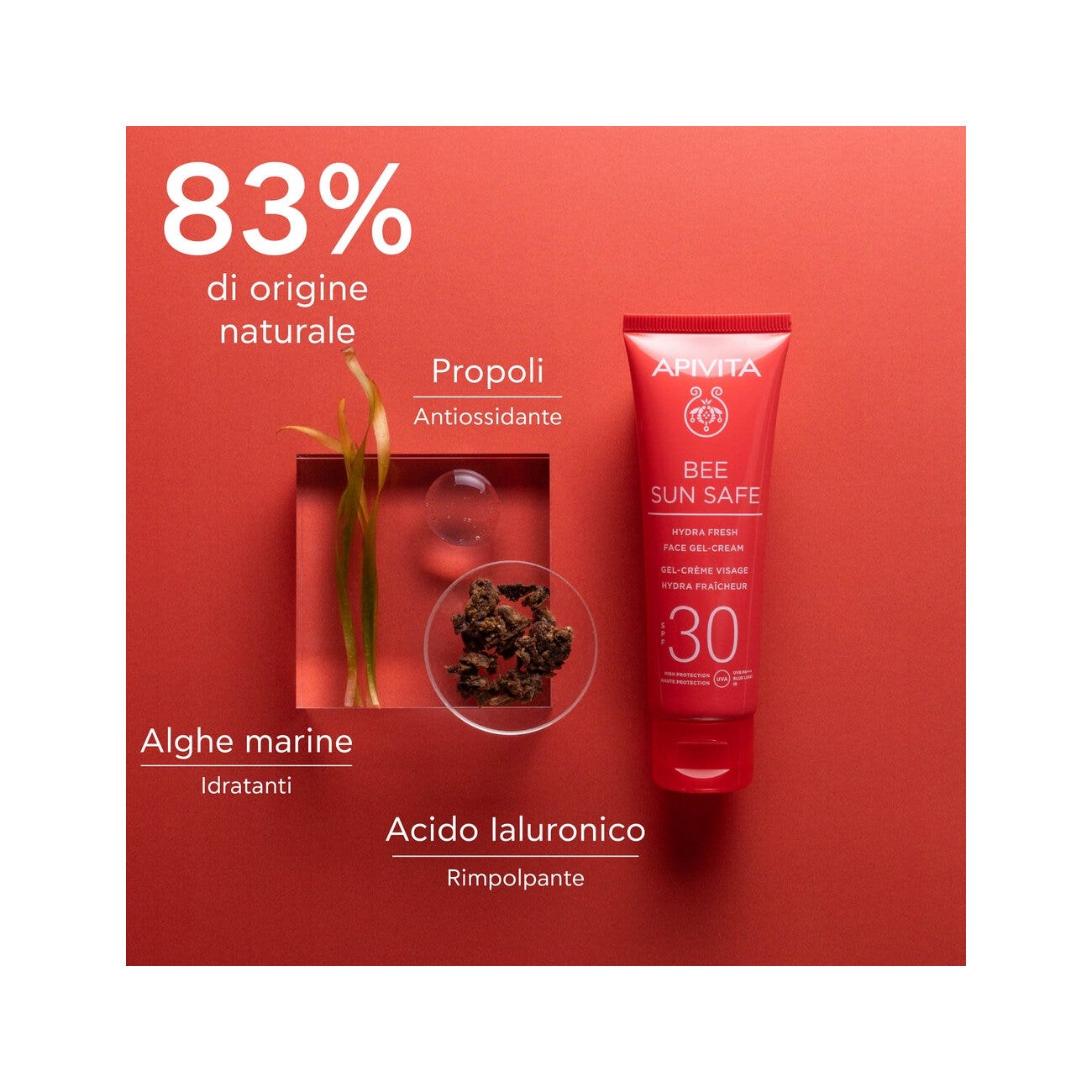 Apivita Bee Sun Safe Hydra Fresh Crema Gel Viso SPF30 50ml