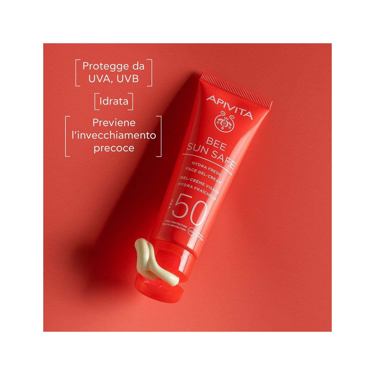 Apivita Bee Sun Safe Hydra Fresh Crema Gel Viso SPF50 50ml